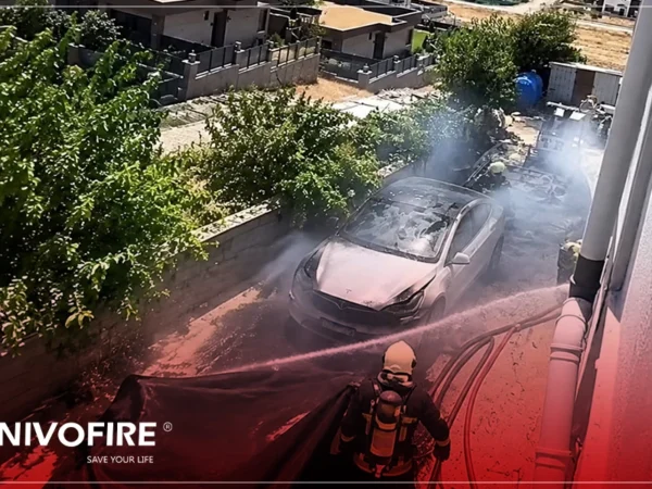 Pursaklar elektrikli araç yangını